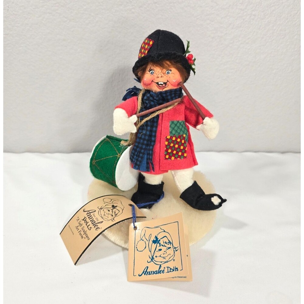 Annalee Vintage 7” Christmas Drummer Boy Doll Figurine 1997 NWT